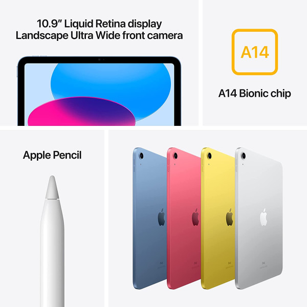 Buy Online iPad 10th Gen 10.9-inch Wi-Fi 64GB - Yellow in